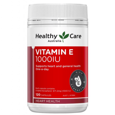Viên uống Healthy Care Vitamin E 500IU của Úc 200 viên