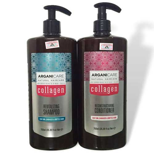 DẦU GỘI XÃ DƯỠNG TÓC ARGANICARE COLLAGEN 750ML