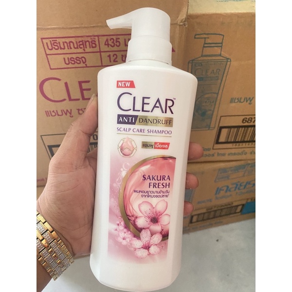 Dầu gội Clear hương hoa anh đào Sakura 480ml Thái Lan