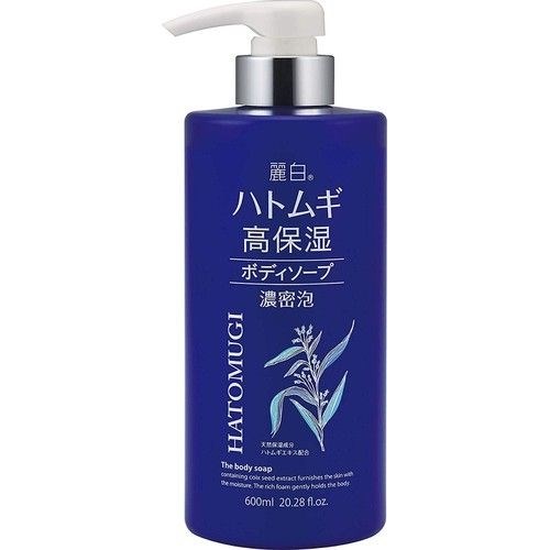 Sữa Tắm Dưỡng Ẩm, Làm Sáng Da Hatomugi Moisture Rich Body Soap 600ml