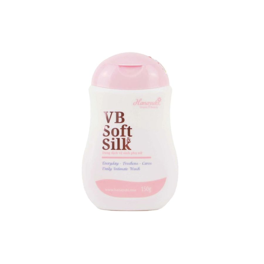 Dung dịch vệ sinh phụ nữ Hanayuki VB Soft Silk 150g màu hồng