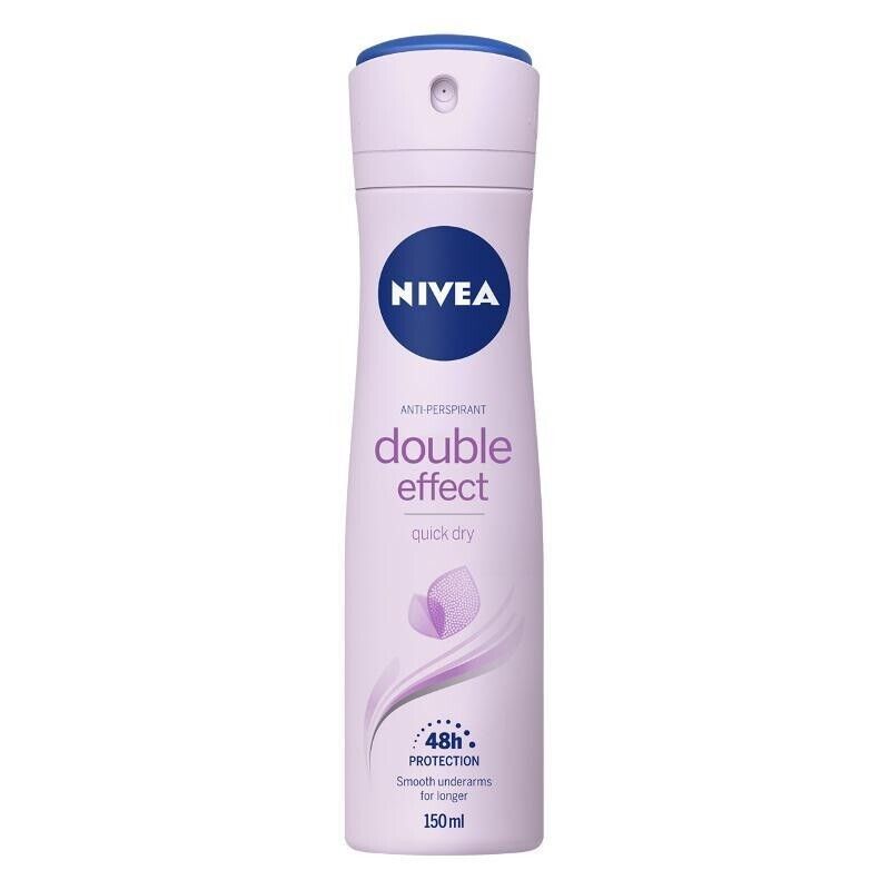 Xịt khử mùi toàn thân NIVEA 48h Double Effect  15ml màu tím - Đức