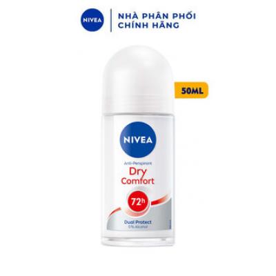 Lăn Ngăn Mùi Nivea Comfort Khô Thoáng Cho Nữ 50ml Dry Comfort 72H